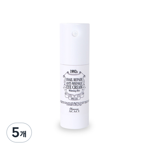 차모스아가시 스네일 리페어 안티링클 아이크림, 30g, 5개
