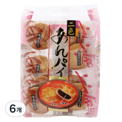 텐케 두가지맛 파이, 168g, 6개