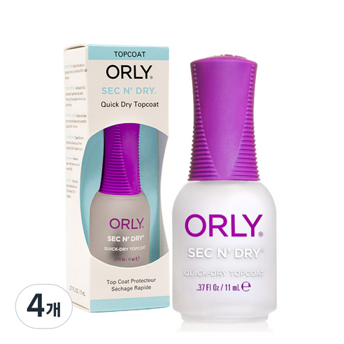 오를리 세컨드라이 퀵드라이 11ml, 혼합색상, 4개