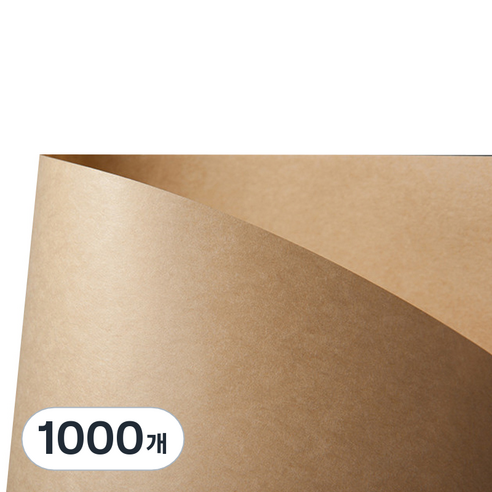 두성 칼라 복사지 크라프트 80g K01, 1000개, A4