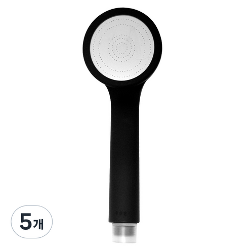 바스템 무광블랙 윈드 샤워기, 5개