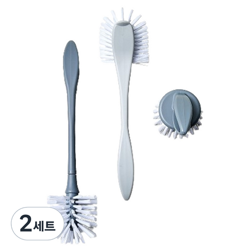 모던하우스 화장실 청소솔 3종 세트, 2세트