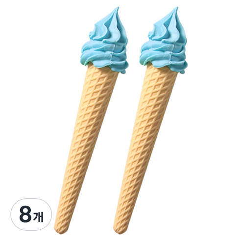 스위트 아이스크림 지우개, 블루, 8개