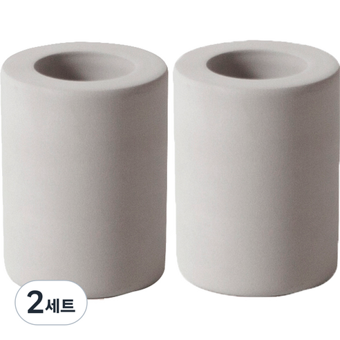 레이지소사이어티 규조토 홀더 미니 2종 세트, 라이트그레이, 라이트그레이, 2세트