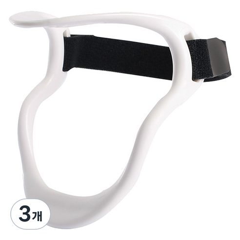 크리다 올바른 자세 목 넥키퍼 화이트, 3개