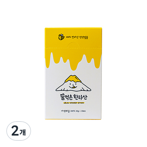 꿀먹은 한라산 허니스틱 10p, 100g, 2개
