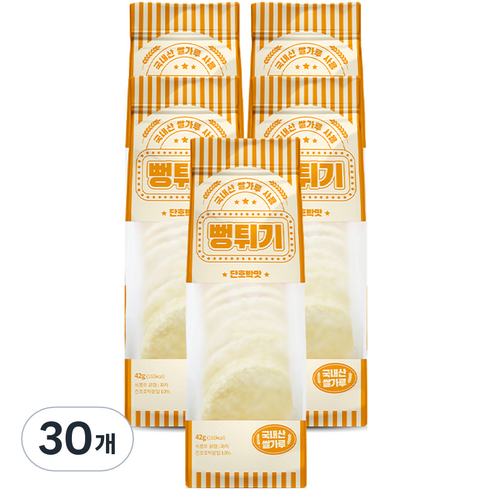 에이스엠앤티 뻥튀기 단호박맛, 42g, 30개