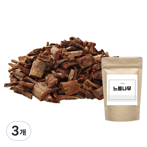 순수다함 느릅나무 유근피, 150g, 3개