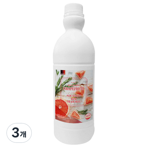 베오베 자몽 농축 에이드, 1800ml, 3개