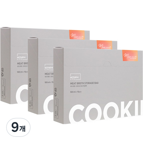 마더케이라이프 육수저장팩 15p, 9개