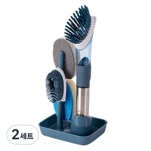 클린온 스펀지 브러쉬 세제 4종 세트, 2세트