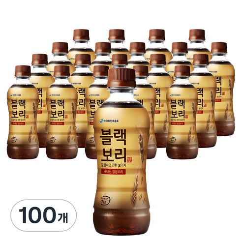 하이트진로 블랙보리 음료, 340ml, 100개