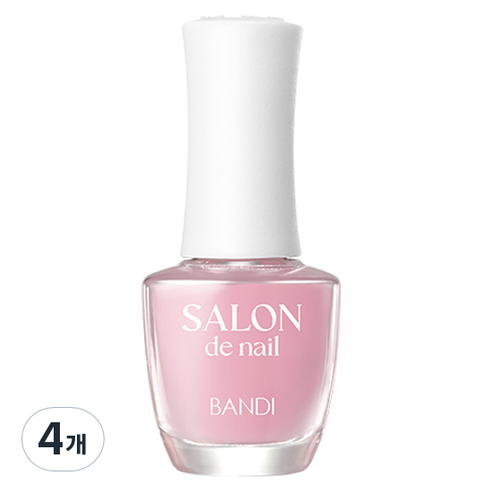 반디BANDI 살롱드 네일, 7ml, SH101 핑크크림시럽, 4개