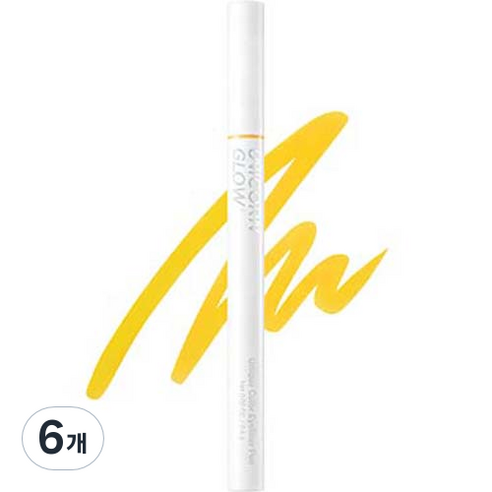 유니콘글로우 유니크 컬러 아이라이너 0.6g, 02 블룸, 6개