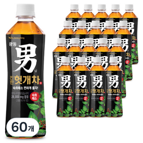 광동진한헛개차, 500ml, 60개