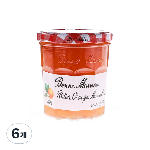 본마망 오렌지 마말레이드, 370g, 6개