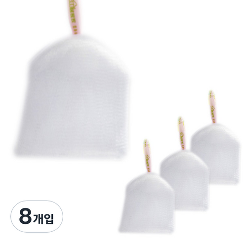 더자카 메쉬 세안 비누망 C, C형, 8개입