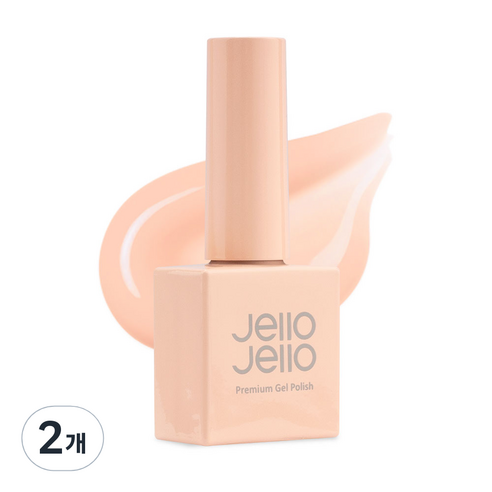 젤로젤로 프리미엄 젤 폴리쉬 젤네일 10ml, JJ-27 피치타르트, 2개