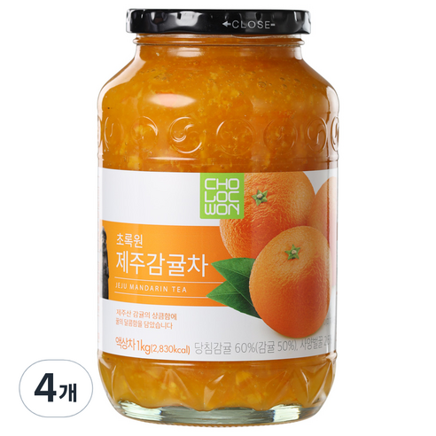 초록원 제주감귤차, 1kg, 1개입, 4개