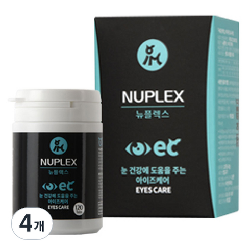 아이앤지메딕스 반려동물 뉴플렉스 영양제, 120정, 눈물개선/눈건강, 4개