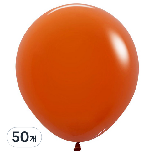 셈퍼텍스 풍선 45cm, 썬셋오렌지, 50개