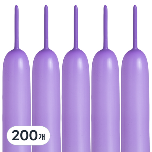 셈퍼텍스 요술풍선 260s, 라일락, 200개