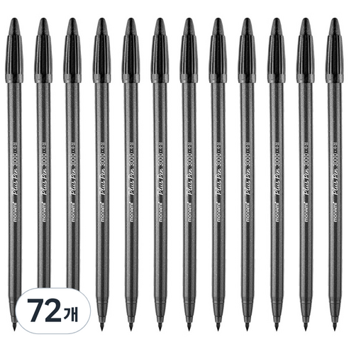 모나미 3000 피그먼트 프러스펜 0.4mm, NG 7 스틸그레이, 72개