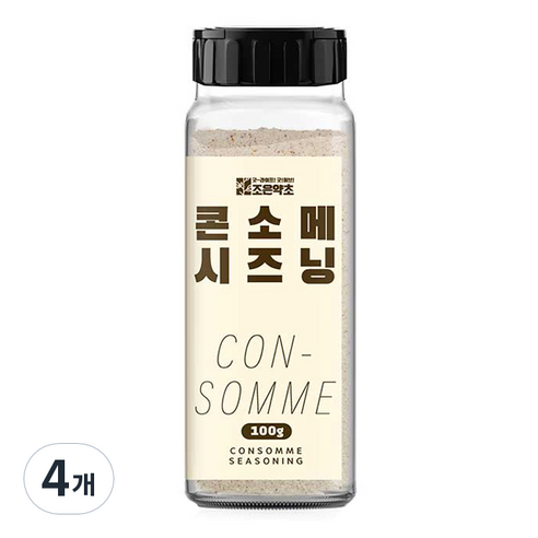 조은약초 콘소메 시즈닝, 4개, 100g