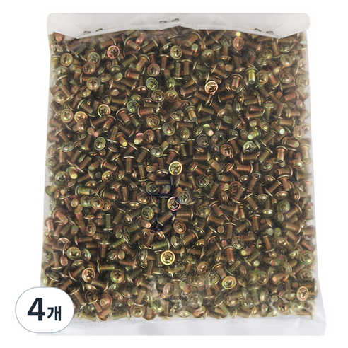 둥근머리 나사 볼트 1kg, 3600개