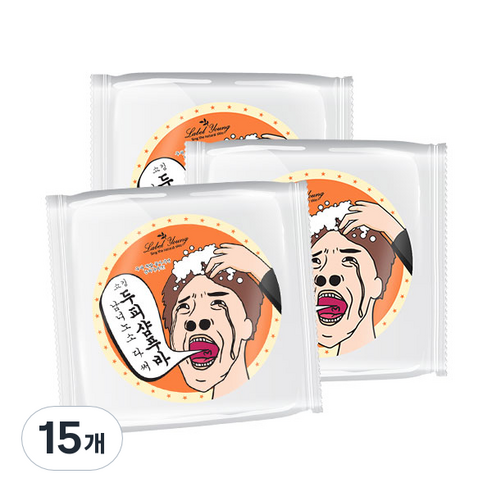 라벨영 쇼킹 두피 샴푸바, 90g, 15개