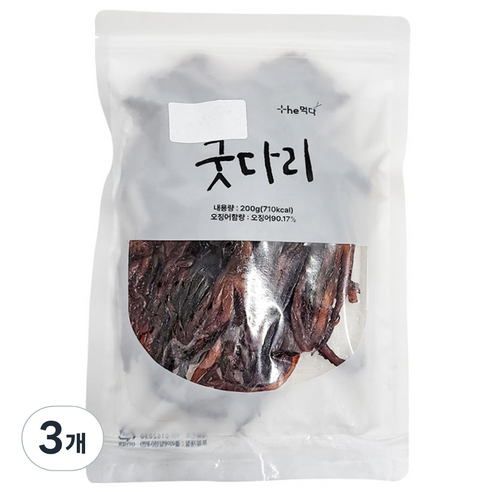 더먹다 굿다리 주전부리 간식, 200g, 3개