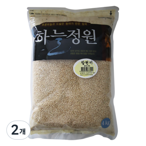 광복농산 하늘정원 찰현미, 4kg, 2개