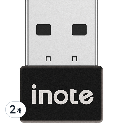 아이노트 USB 블루투스 5.0 동글, BU5096, 2개