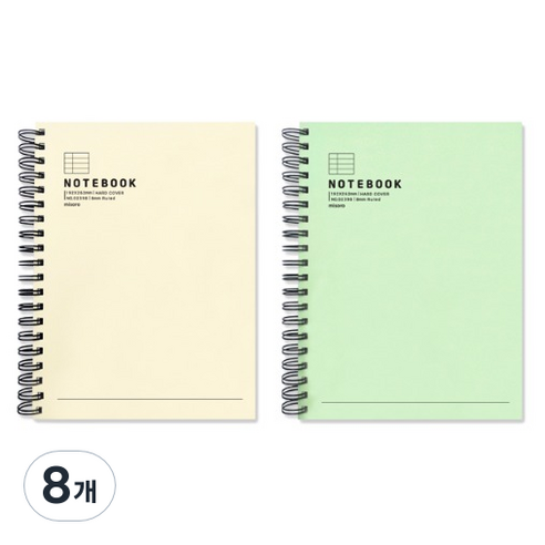 미소로 5000 하드커버 노트 2398, 랜덤발송, 8개