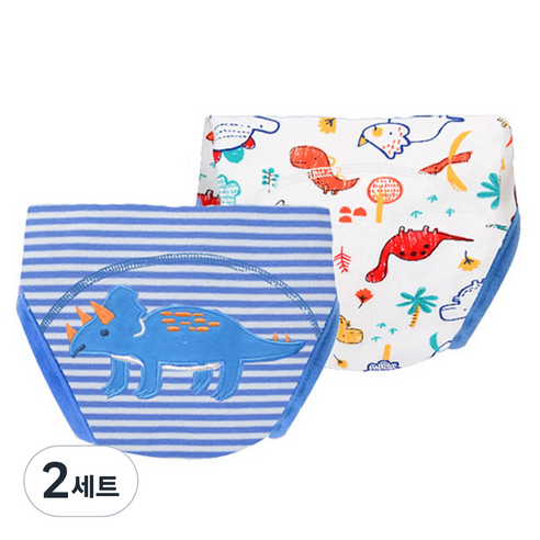 엠케이 순면 배변훈련팬티, F 코뿔소, 2세트