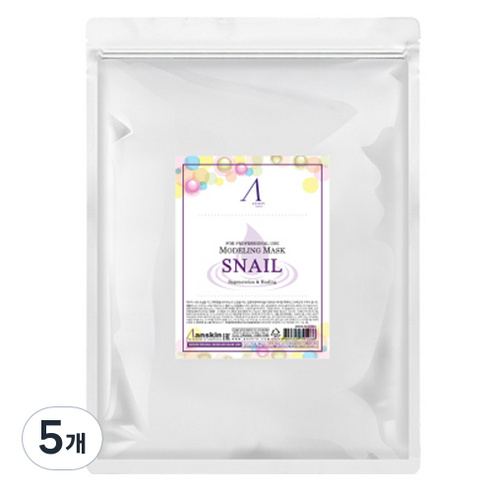 안스킨 오리지날 스네일 모델링팩 1kg, 5개, 1개입