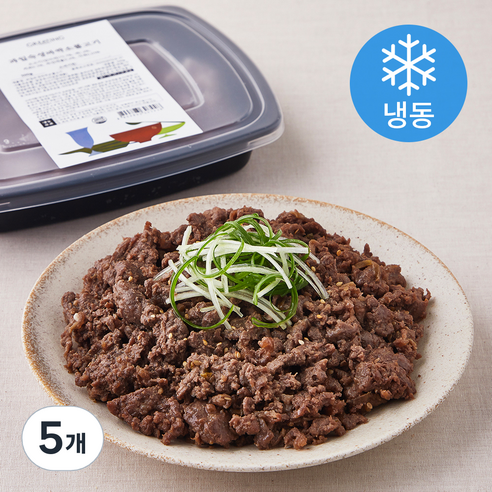 그리팅 과일숙성 바싹 소불고기 (냉동), 300g, 5개