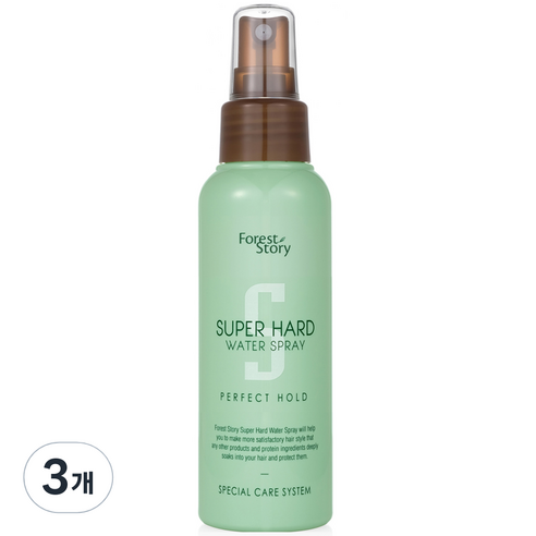 포레스트스토리 슈퍼 하드 워터 스프레이, 100ml, 3개