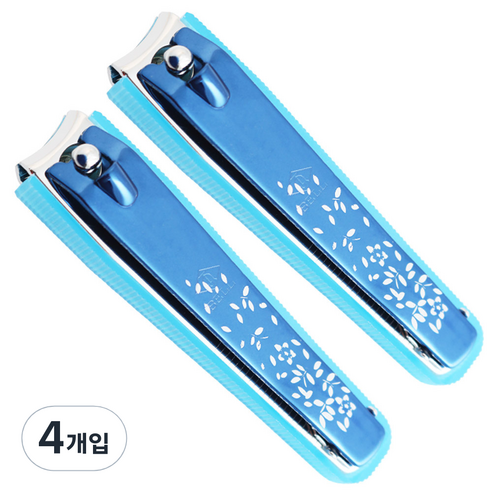 세븐스타 프리미엄손톱깎이 대형, 블루, 4개