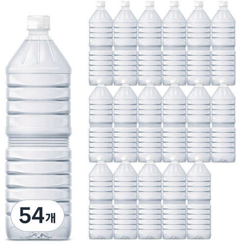 지리산 물하나 ECO 생수, 2L, 54개