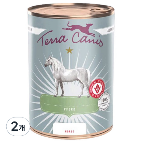 테라카니스 강아지 알리벳 다이아베틱 사료, 말고기, 400g, 2개