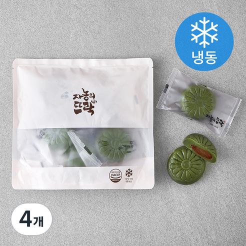 자농의뜨락 쑥앙꼬절편 5개입 (냉동), 325g, 4개