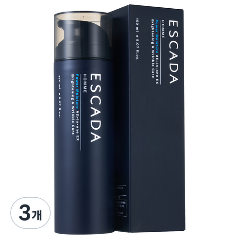에스까다 옴므 파워 모이스춰 올인원 EX, 150ml, 3개
