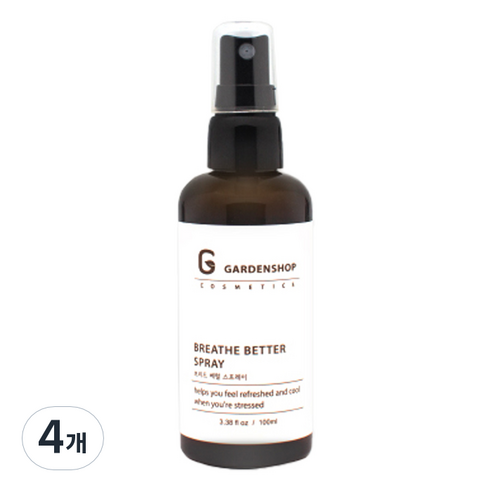 정원가게 브리드 베럴 스프레이, 100ml, 4개