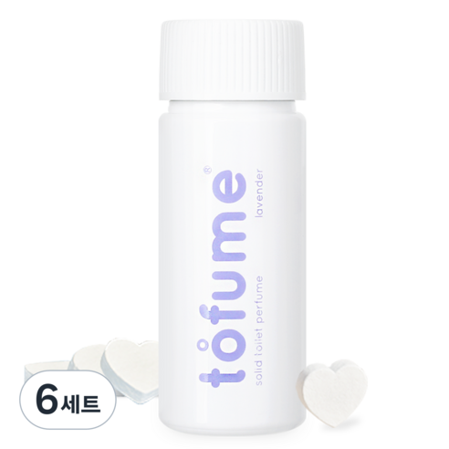 토퓸 화장실 방향제 본품 라벤더 30p, 24g, 6개