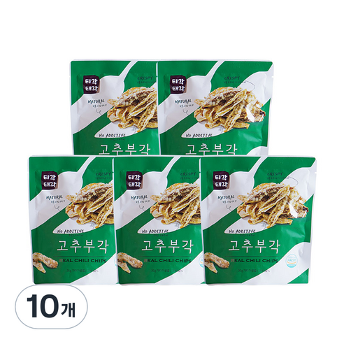 티각태각 고추부각, 30g, 10개