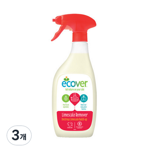 에코버 다용도세제 찌든때제거제 500ml, 3개