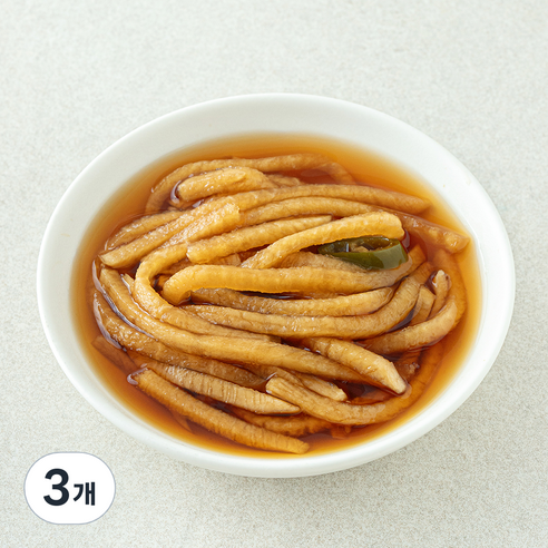 명심정 무생채 장아찌, 150g, 3개