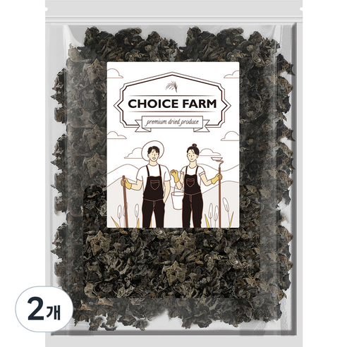 초이스팜 건목이버섯, 150g, 2개