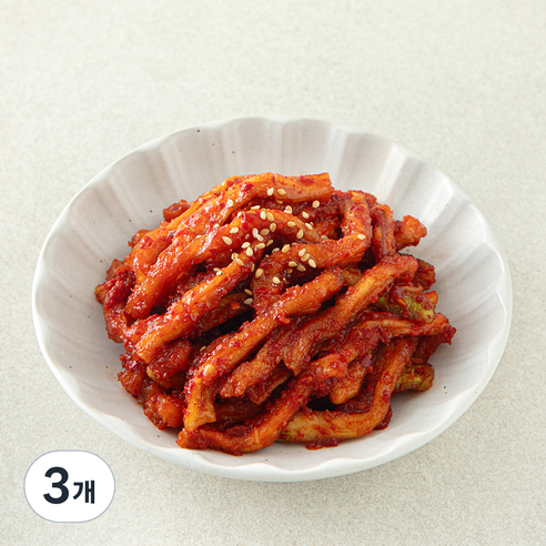 명심정 무말랭이 무침, 200g, 3개